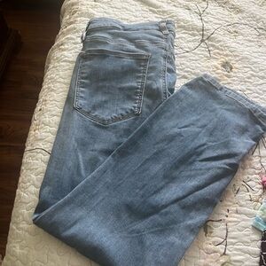 Crown & Ivy Blue Straight Leg Jeans